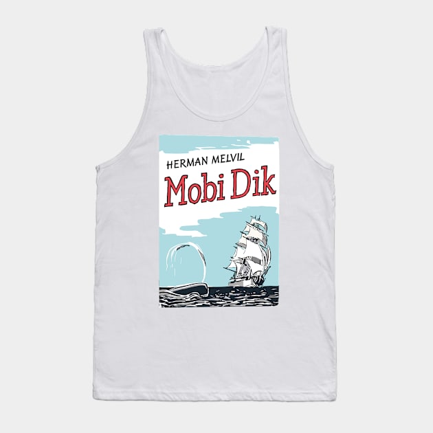 Herman Melville - Moby Dick Tank Top by CODA Shop